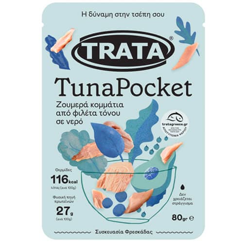 Τόνος Trata Tunapocket 80gr Σε Νερό Τόνος