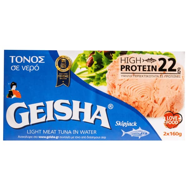 Τόνος Σε Νερό Geisha Κονσέρβες Ψαριού