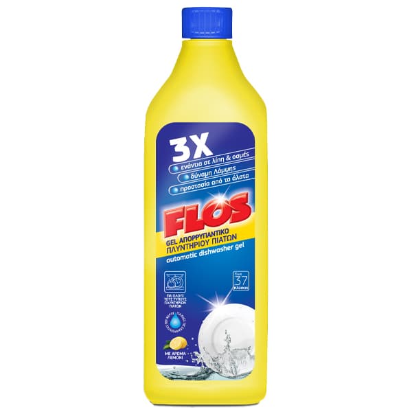 Απορρυπαντικό Πλυντηρίου Πιάτων Gel Flos Απορρυπαντικά Πιάτων