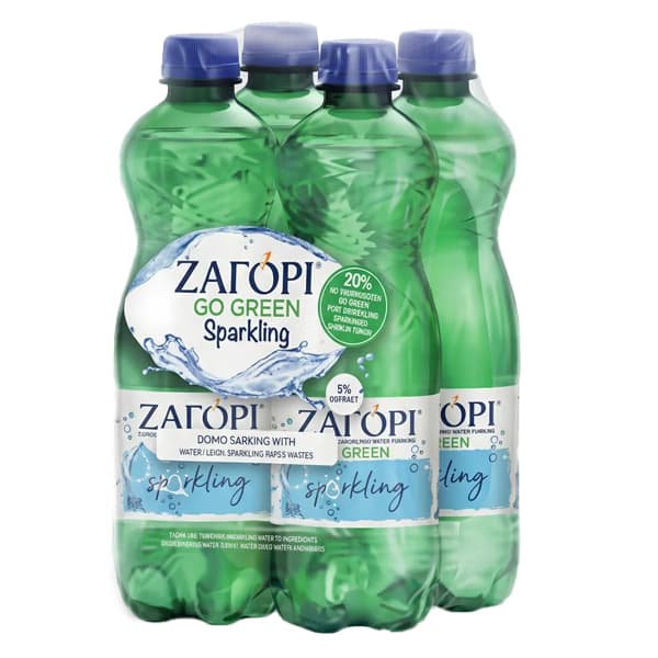 Ανθρακούχο Νερό Ζαγόρι Go Green Εμφιαλωμένα Νερά