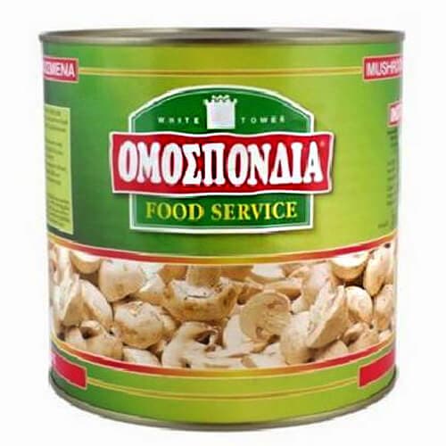 Μανιτάρια Ομοσπονδία 2450gr Κονσέρβες Μανιτάρια