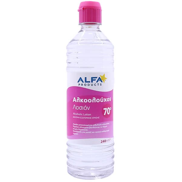 Αλκοολούχος Λοσιόν 70% Alfa Αλκοολούχος Λοσιόν
