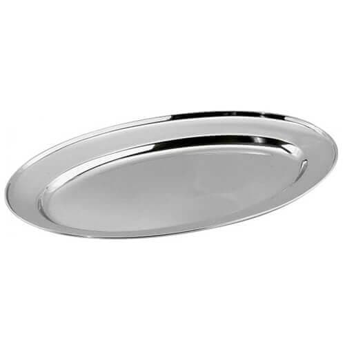 Πιατέλα Οβάλ Inox 45cm 124-45 Πιατέλα Inox