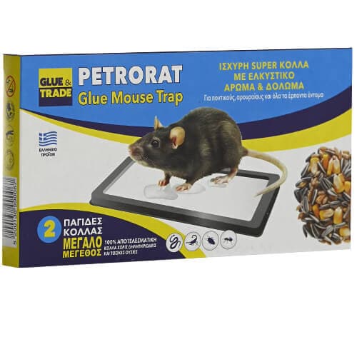 Δόλωμα Κόλλα Ποντίκια Petrorat Ποντικοφάρμακα