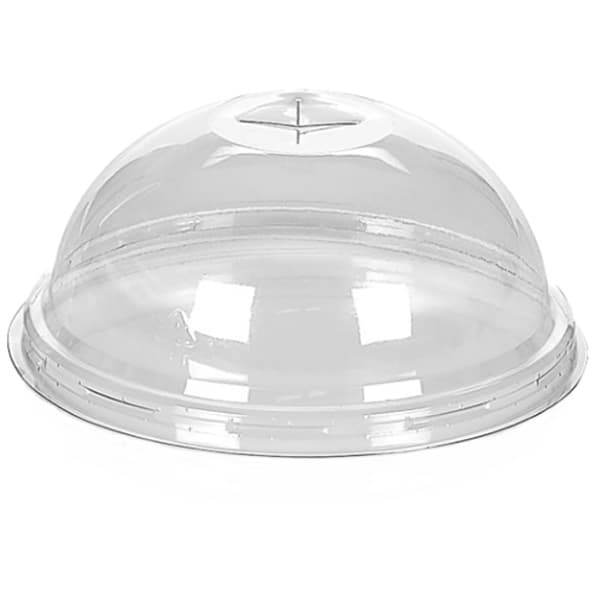 Καπάκι Πομπέ για Χάρτινο 14-16oz 90mm με Σταυρό Pet OEM 100τεμ. Καπάκι Πομπέ
