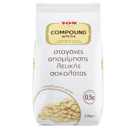 Ιόν Compound Σταγόνες Σοκολάτας Λευκή