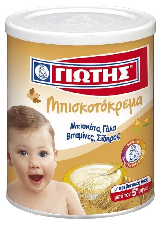 Μπισκοτόκρεμα Γιώτης Παιδικές Τροφές