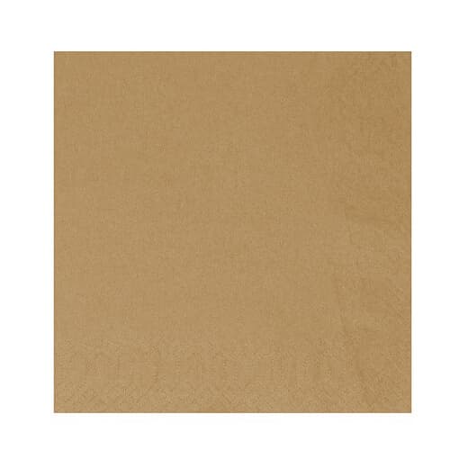 Χαρτ/τα 1/4 Πολυτελείας 2Φ 33x33cm Κραφτ Κρίνος 400Τεμ. Χαρτοπετσέτες
