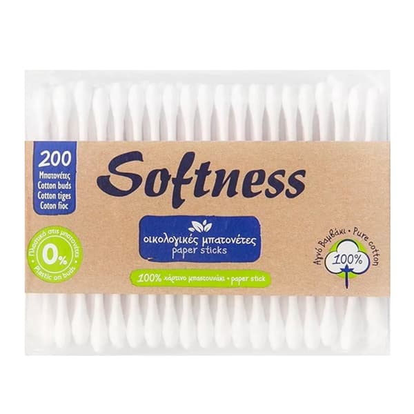 Ωτοκαθαριστές Softness Μπατονέτες