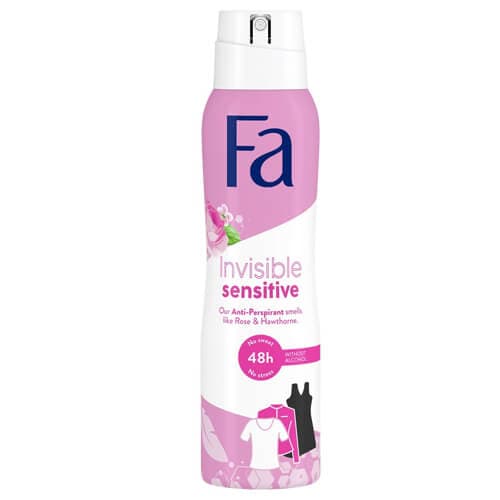 Deo Spray Invisible Sensitive Fa Αποσμητικό Σώματος