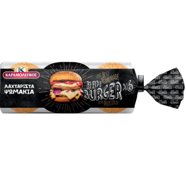 Ψωμάκια Hamburger Καραμολέγκος Αρτοσκευάσματα