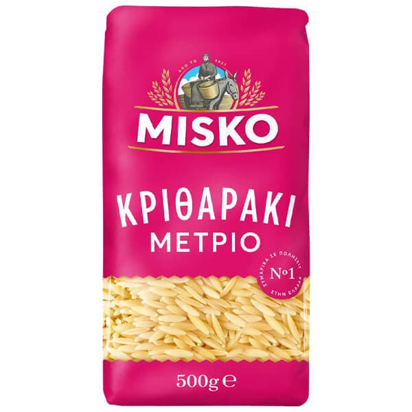 Κριθαράκι Μέτριο Μίσκο 500gr Ζυμαρικά