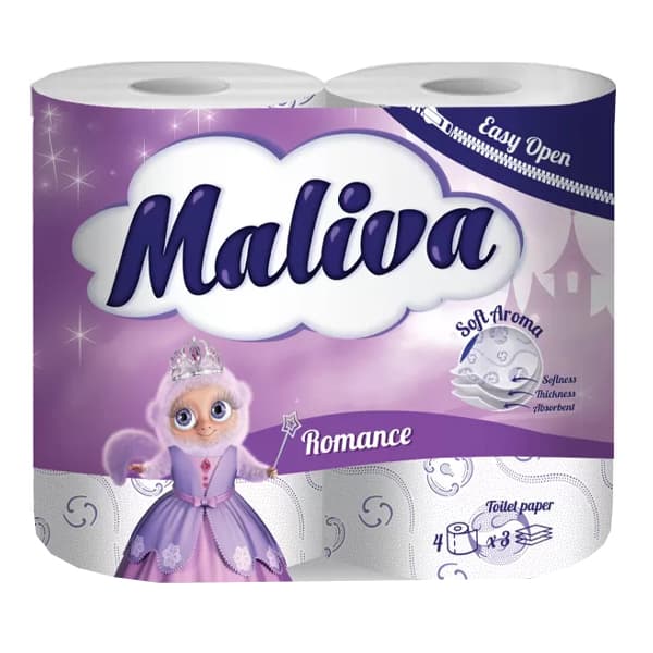 Χαρτί Υγείας Romance Maliva Χαρτιά Υγείας