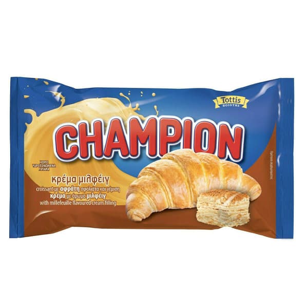 Κρουασάν Κρέμα Μιλφέιγ Tottis Champion Κρουασάν