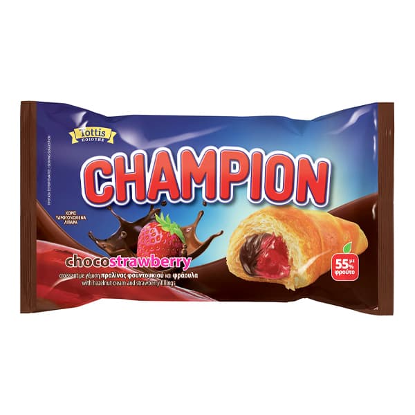 Κρουασάν Tottis Champion choco Φράουλα Κρουασάν