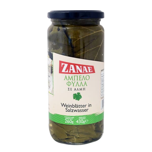 Αμπελόφυλλα Σε Άλμη Ζαναέ Κονσέρβα