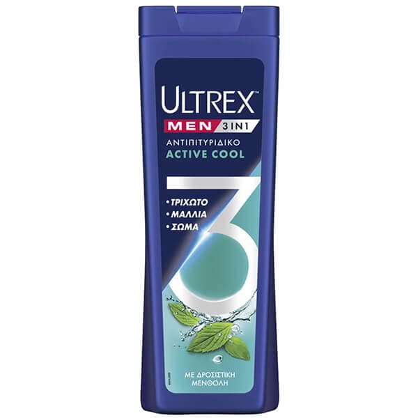 Σαμπουάν Ultrex Active Cool Φροντίδα Μαλλιών