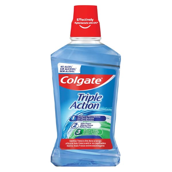 Στοματικό Διάλυμα triple Action Colgate Στοματική Υγιεινή