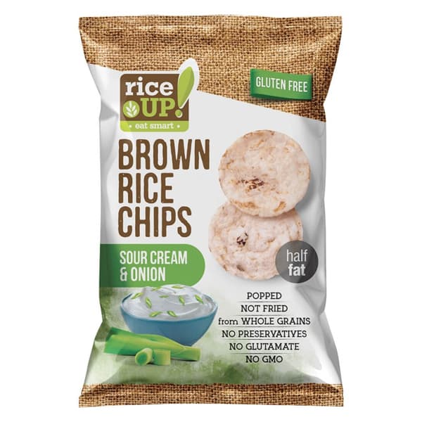 Τσιπς Ολικής Rice Up Sour Cream Σνακ