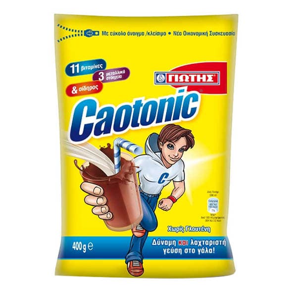 Caotonic Γιώτης 400gr Σακούλα Ρόφημα Σοκολάτας