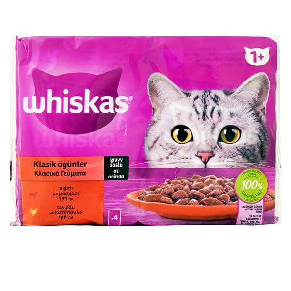 Γατοτροφή Επιλεγμένο Κρέας Σάλτσα Whiskas ΓΑΤΟΤΡΟΦΕΣ