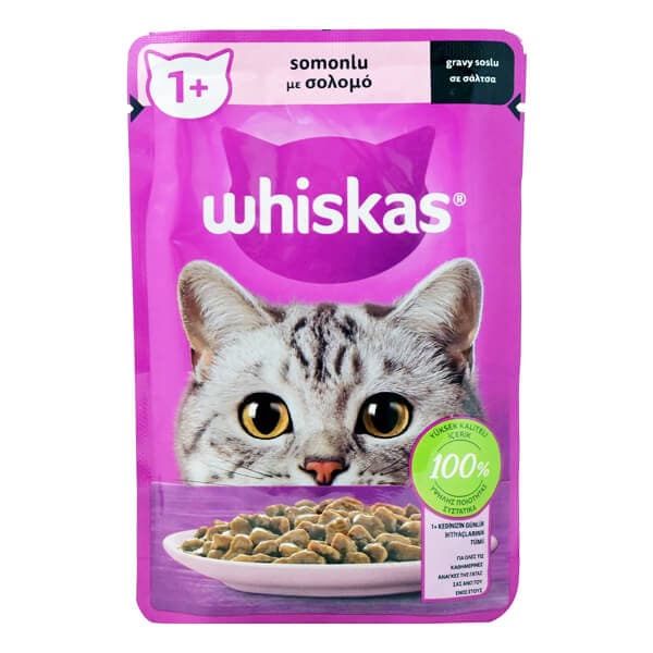 Γατοτροφή Σολομός Whiskas Γατοτροφές