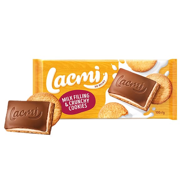 Σοκολάτα Τραγανά Cookies Roshen Lacmi 100gr ΣΟΚΟΛΑΤΕΣ