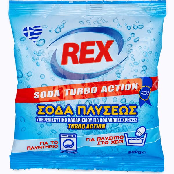 Σόδα Πλύσεως Σκόνη Rex Λευκαντικά
