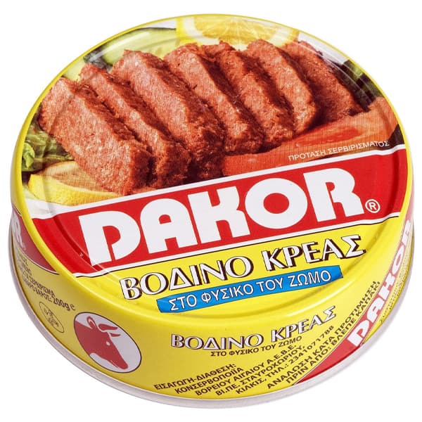 Βοδινό Dakor Κονσέρβα