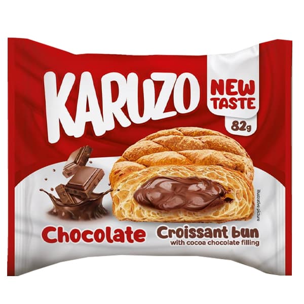 Κρουασάν Bun Σοκολάτα Karuzo Κρουασάν