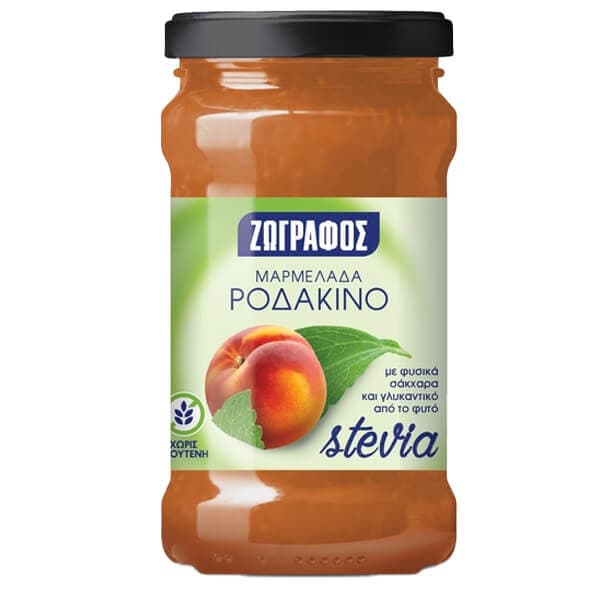 Μαρμελάδα Με Στέβια Ροδάκινο Ζωγράφος Μαρμελάδα με Στέβια