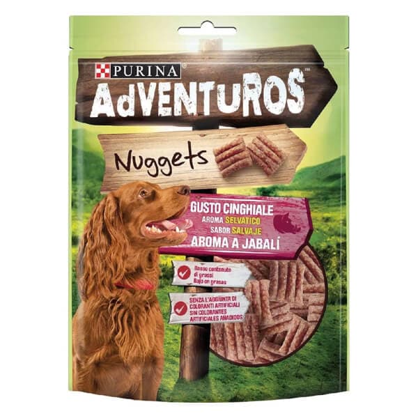 Σκυλοτροφή Nuggets Αγριόχοιρος Purina Adventuros Σκυλοτροφές