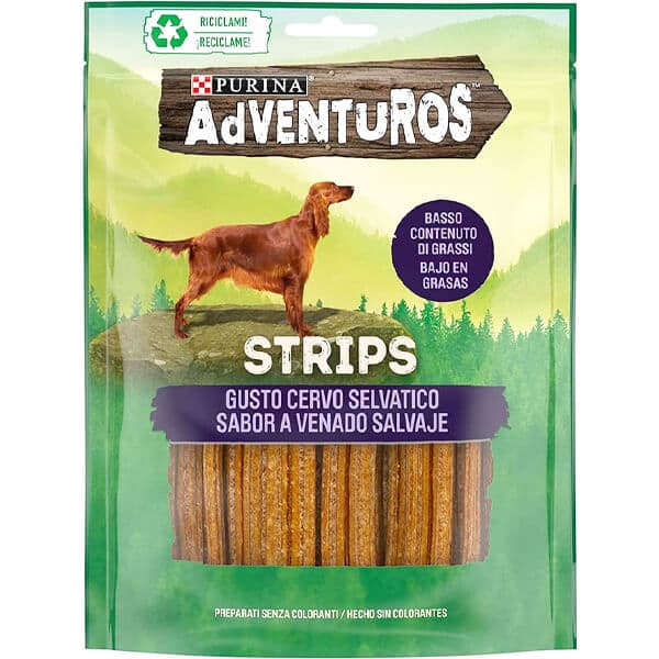 Σκυλοτροφή Purina Adventuros Strips Ελαφιού
