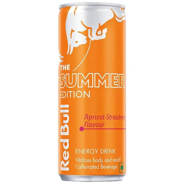 Energy Drink Apricot Red Bull Energy Drinks