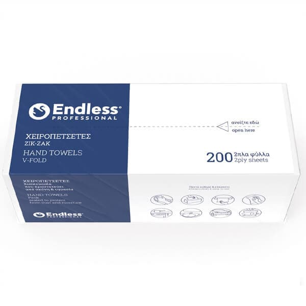 Χειροπετσέτα Ζικ-Ζακ Endless 20x200τεμ Χειροπετσέτες