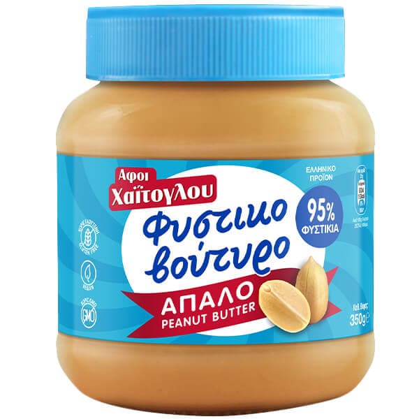 Φυστικοβούτυρο Χωρίς Γλουτένη Απαλό Χαΐτογλου Φυστικοβούτυρο