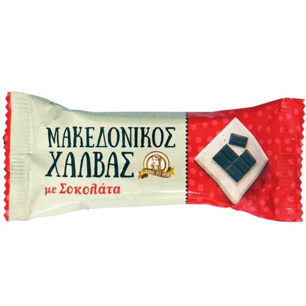 Μακεδονικός Χαλβάς Σοκολάτα Χαΐτογλου 16x40gr Χαλβάς Σοκολάτα