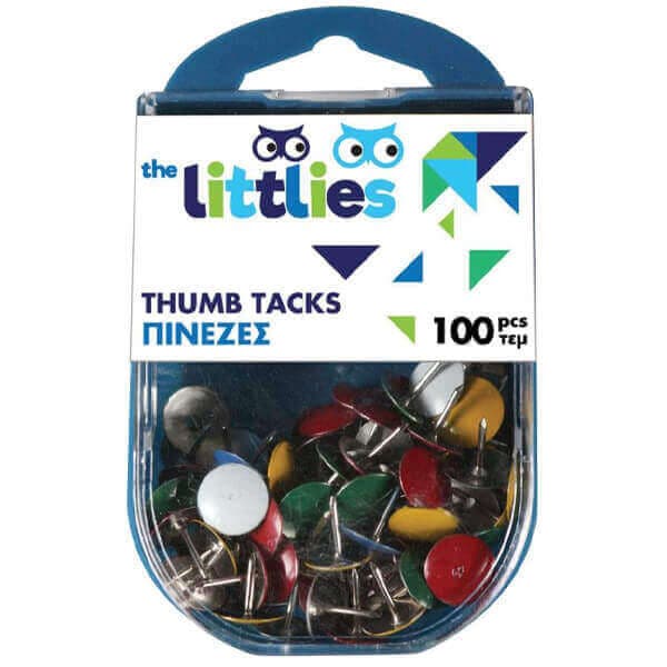 Πινέζες Χρωματιστές The Littlies Είδη Γραφείου