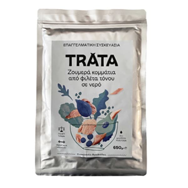 Τόνος Trata 650gr Σε Νερό Σακουλάκι Κονσέρβα Ψαριού