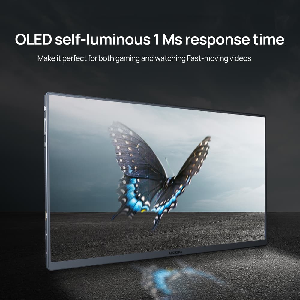 Arzopa 13.3" OLED FHD Portable Monitor A3C PRO