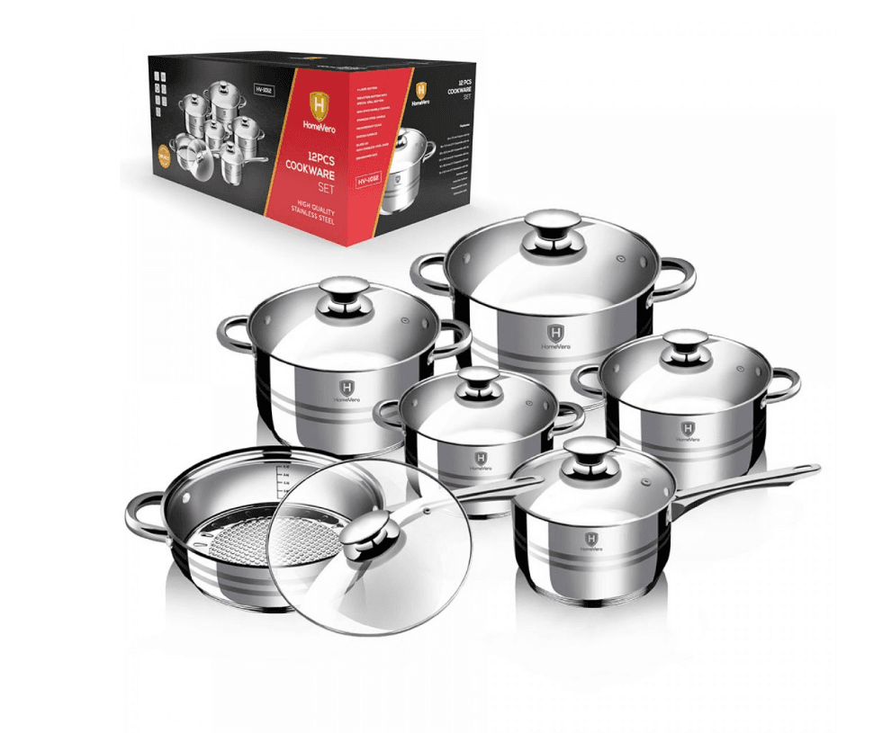 HOME VERO COOKWARE SET 12PCS