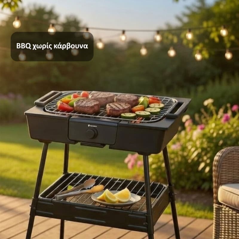 HomeVero Indoor Electric BBQ 200W HV-EBBQ2000