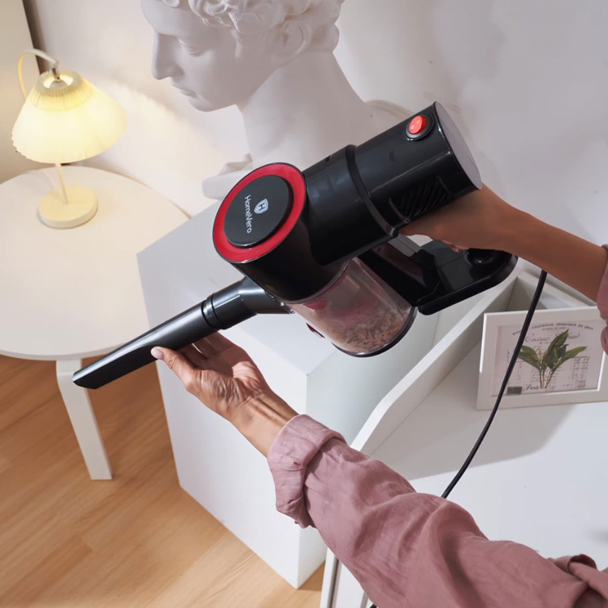 HomeVero Multi-Cyclone Stick Vacuum Cleaner 500W
 HV-MCVC500