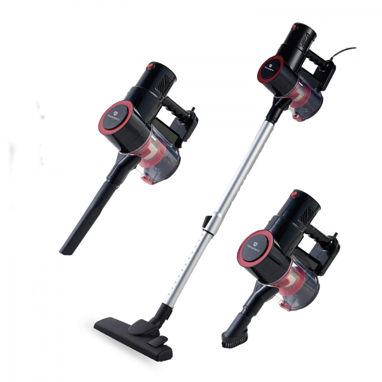 HomeVero Multi-Cyclone Stick Vacuum Cleaner 500W
 HV-MCVC500