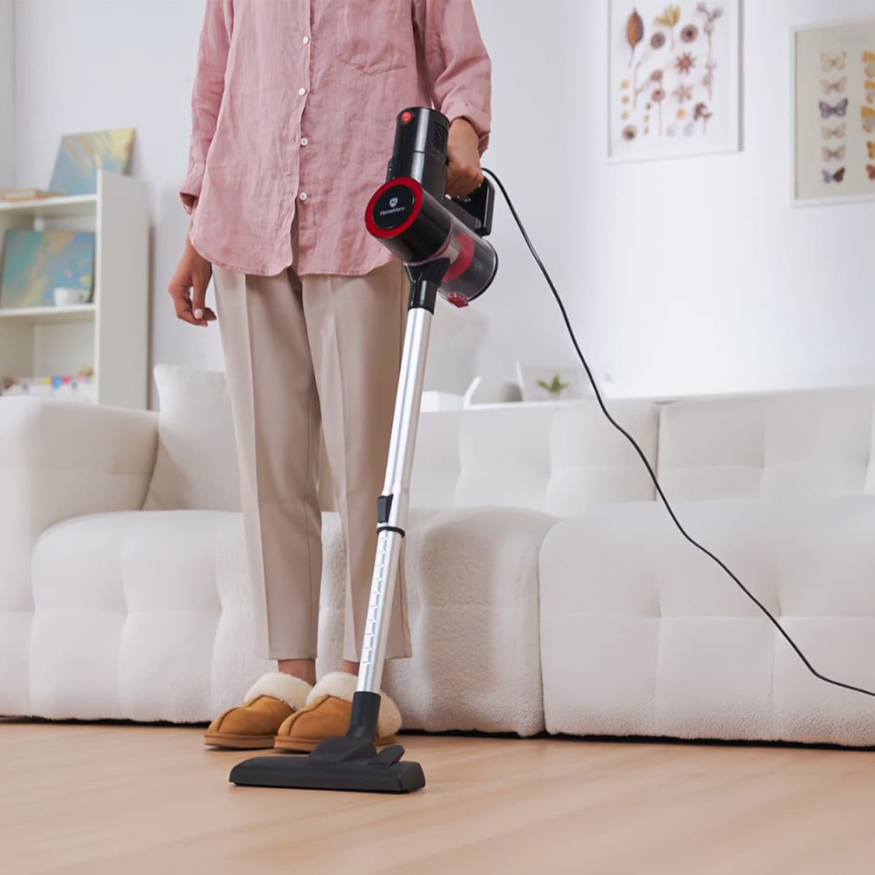 HomeVero Multi-Cyclone Stick Vacuum Cleaner 500W
 HV-MCVC500