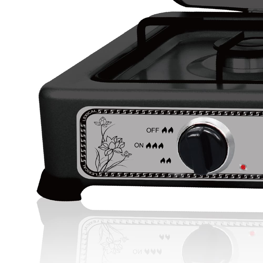 Lexical Gas Stove 3 Burners Black LGS-2813-2