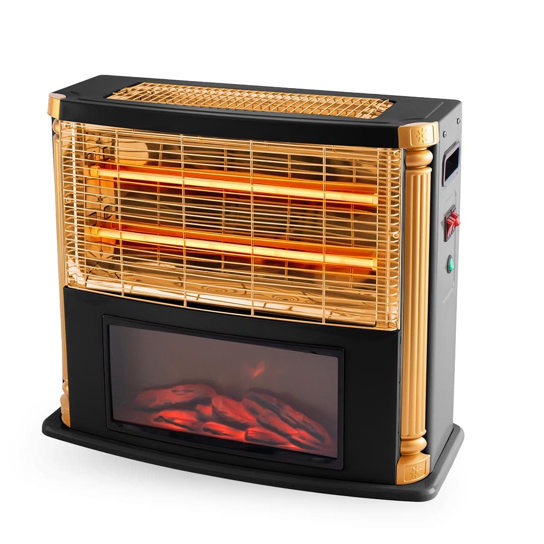 Lexical Quartz Heater Black 2000W LQH-8006-2