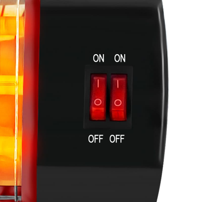 Lexical Quartz Heater Red 1200W LQH-8020-4