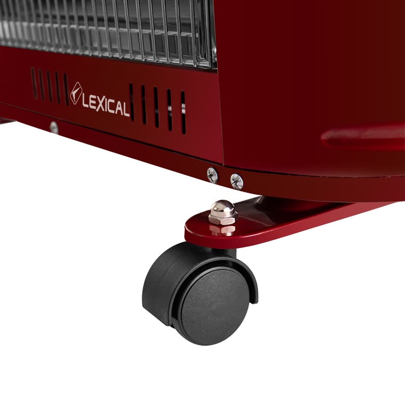 Lexical Quartz Heater Red 2000W LQH-8030-4