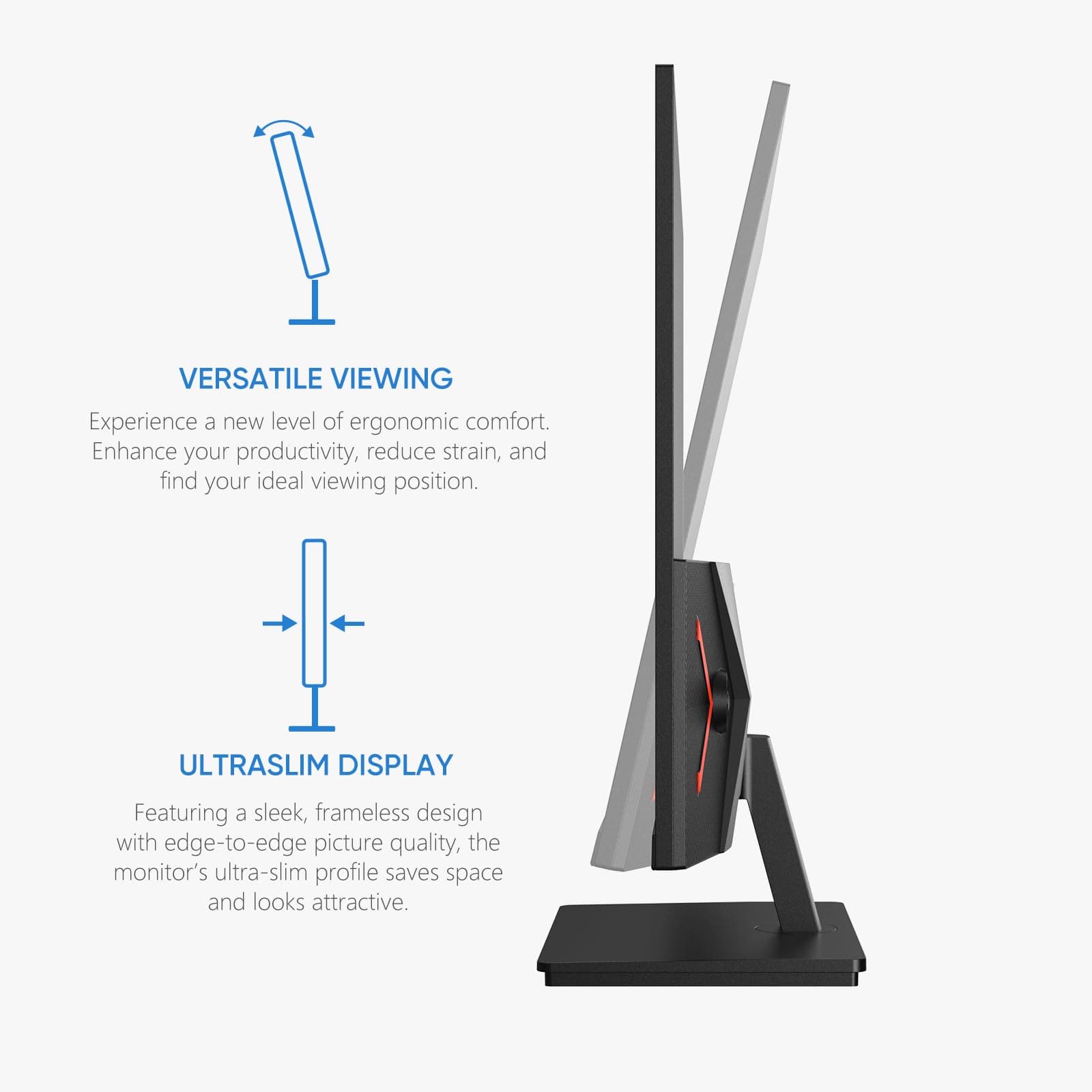 Arzopa Gaming Monitor Black 27" 180Hz 2K QHD M1RC